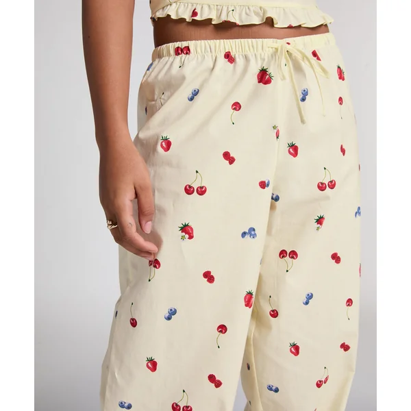 Pantalon tissé - Jaune