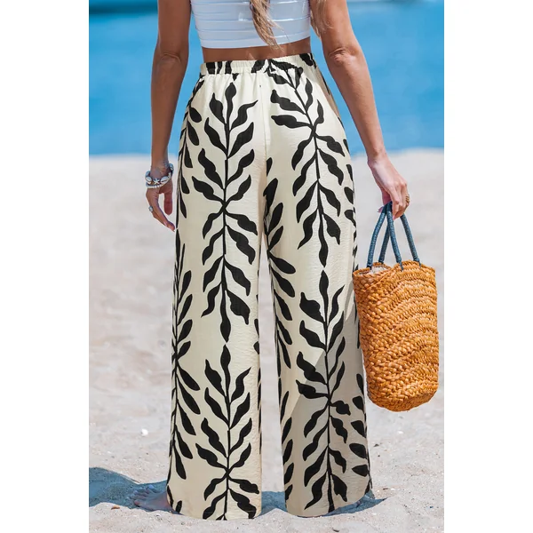 Pantalon tropical jambe droite