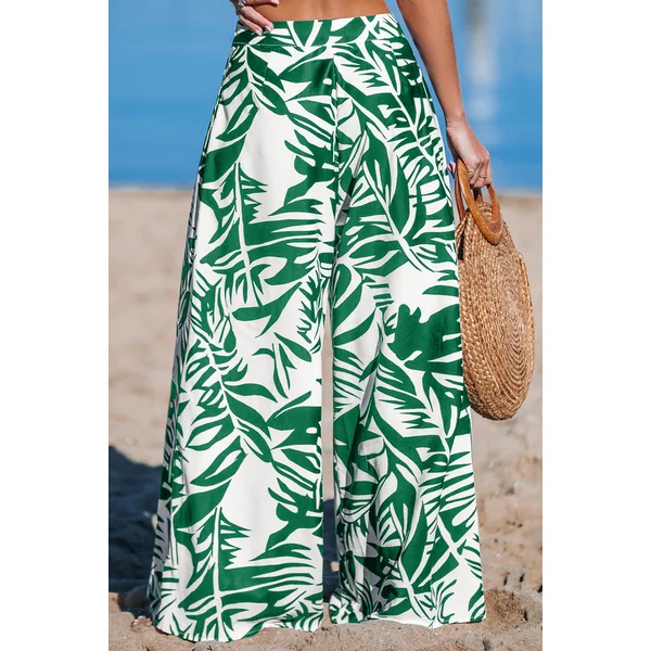 Pantalon tropical vert