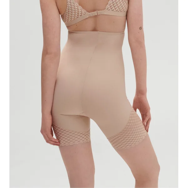 Panty taille haute Gainant Subtile Peau Rosée Beige