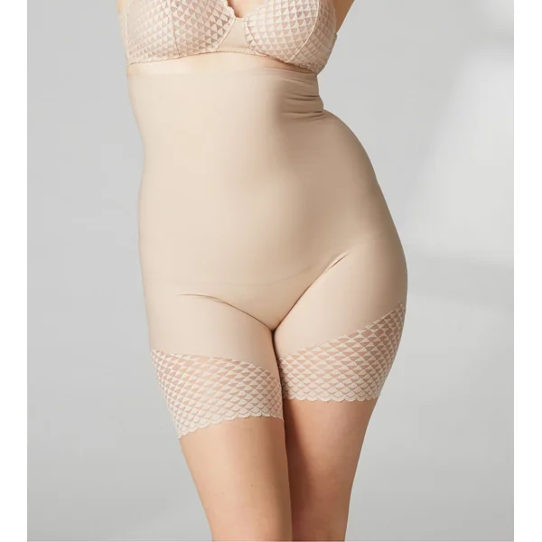 Panty taille haute Gainant Subtile Peau Rosée Beige