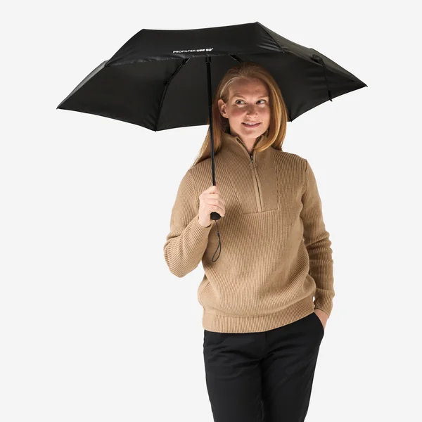 Parapluie Micro 100 cm anti-UV UPF50+, Profilter noir