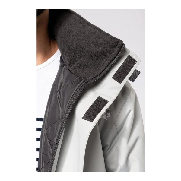 Parka de pont Noire Homme doublée matelassée
