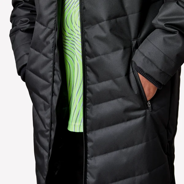 PARKA LONGUE DE FOOTBALL ENFANT TRX NOIRE
