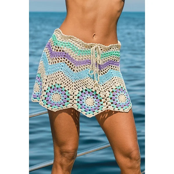 Paréo cover up ajustable et graphique