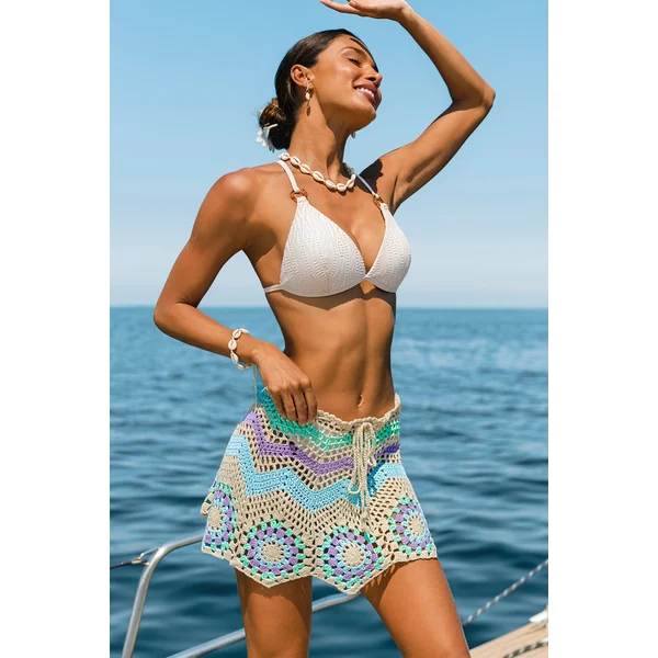 Paréo cover up ajustable et graphique