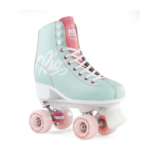 Patin complet Roller Quad RIO ROLLER Quad Script Sarcella Corail