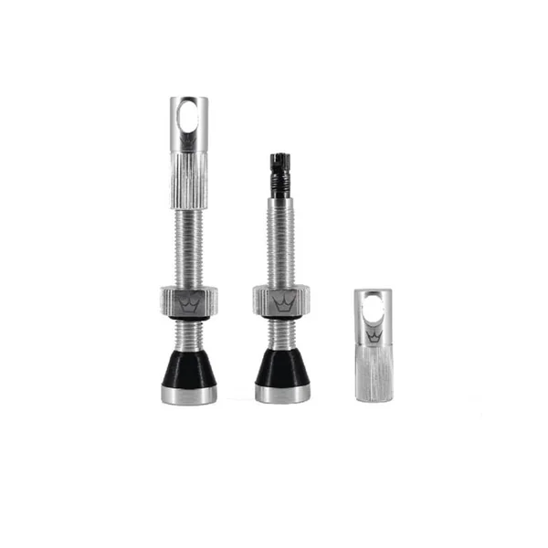 PEATY Valves Tubeless Peatys CNC 42mm silver