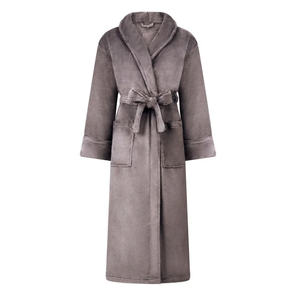 Peignoir en polaire douce - Gris