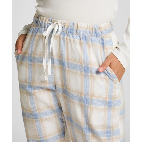 Petite pantalon de pyjama en sergé - Bleu