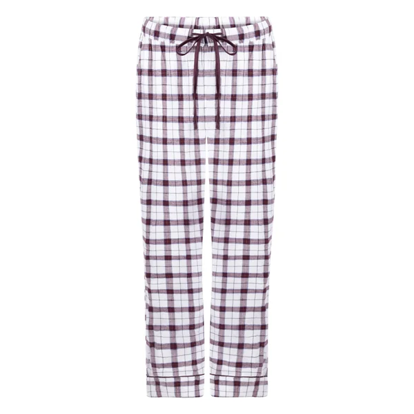 Petite pantalon de Pyjama Flanelle - Blanc