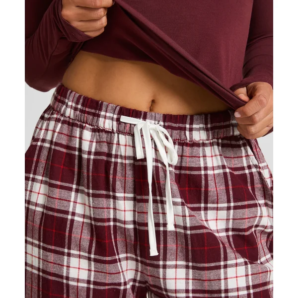 Petite pantalon de Pyjama Flanelle - Violet