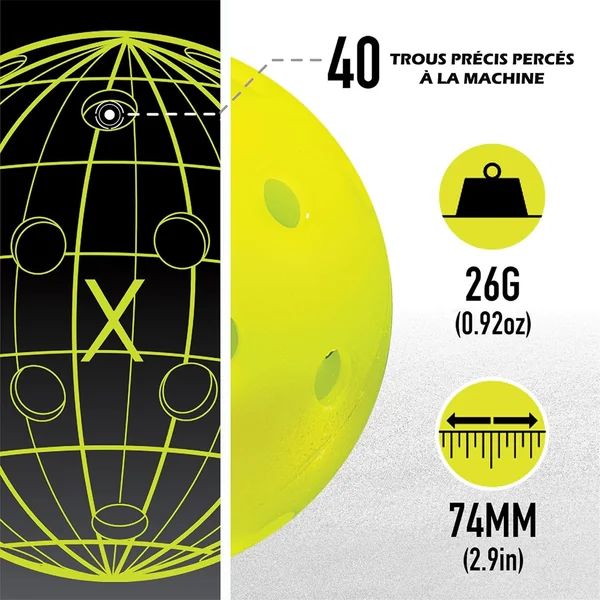 Pickleball Franklin - Balle X-40 Outdoor