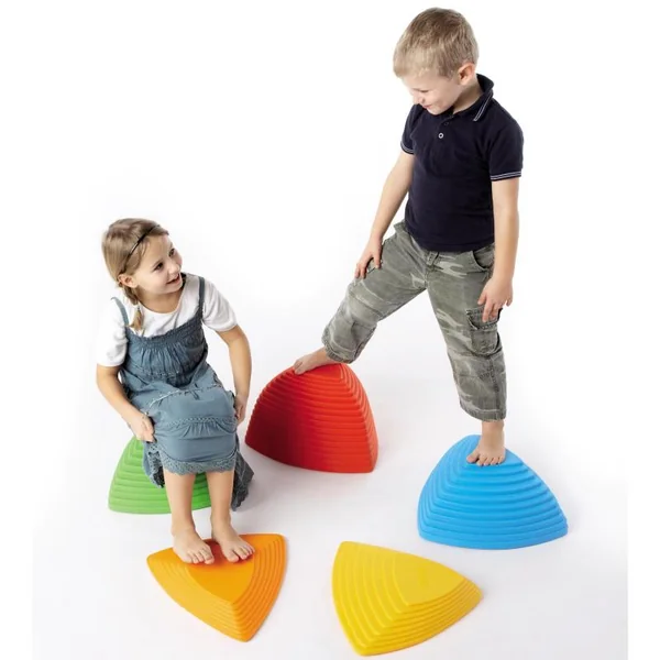 Pierres de rivière baby gym Gonge - Lot de 5 collines