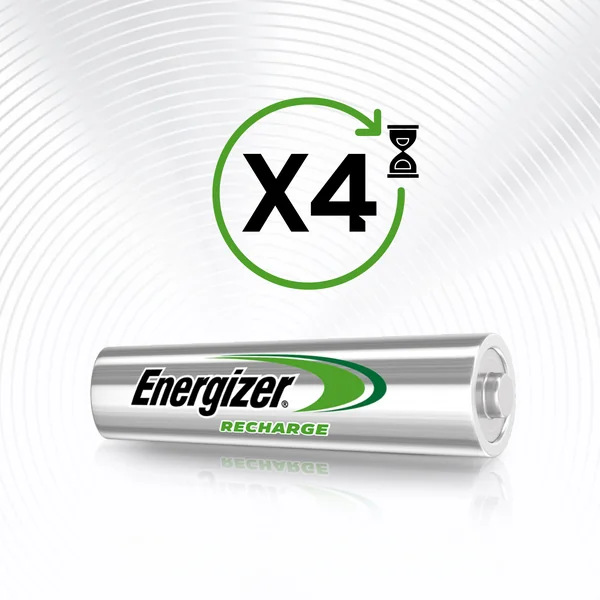 Piles rechargeables Energizer 4 AA/HR6 2000mAh