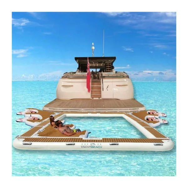Piscine yacht YACHTBEAH Luxury Pool 6.2 x 4.1 x 0.2m Dropstich