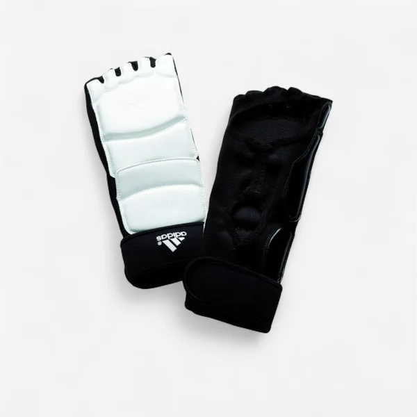 Pitaines taekwondo Adidas - blanc/noir