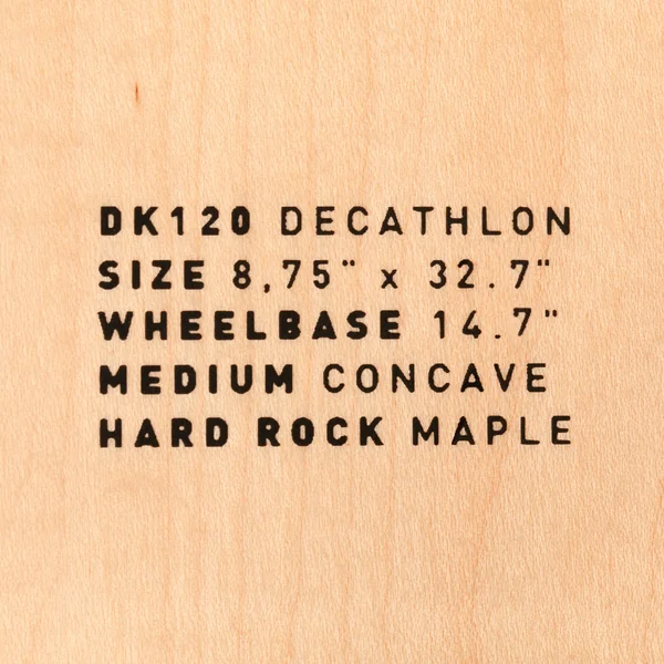 Planche de skate en érable canadien FSC DK120 taille 7.75" verte