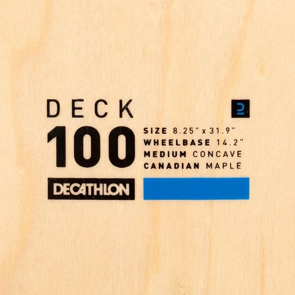Planche de skate pre-grippee en erable dk100 taille 8.25"