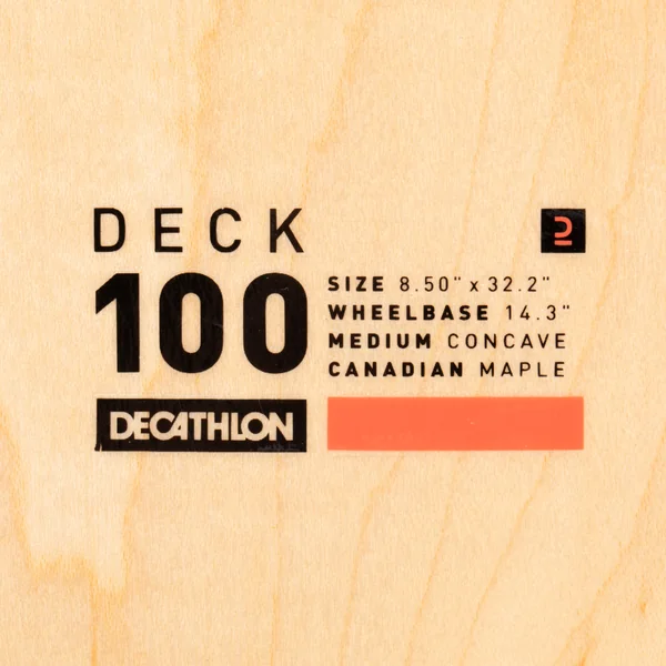 Planche de skate pre-grippee en erable dk100 taille 8.5"