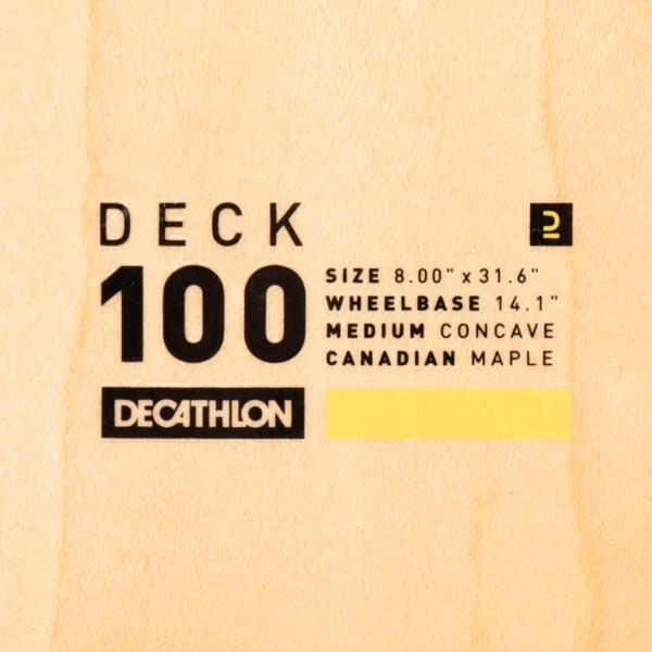 Planche de skate pre-grippee en erable dk100 taille 8"