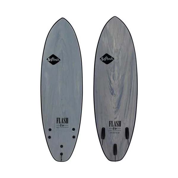 Planche de surf Softech Flash Eric Geiselman FCS II 6´6 Grey Marble