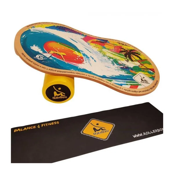 Planche équilibre ROLLERBONE Shabby 1.0 Classic Set + Carpet