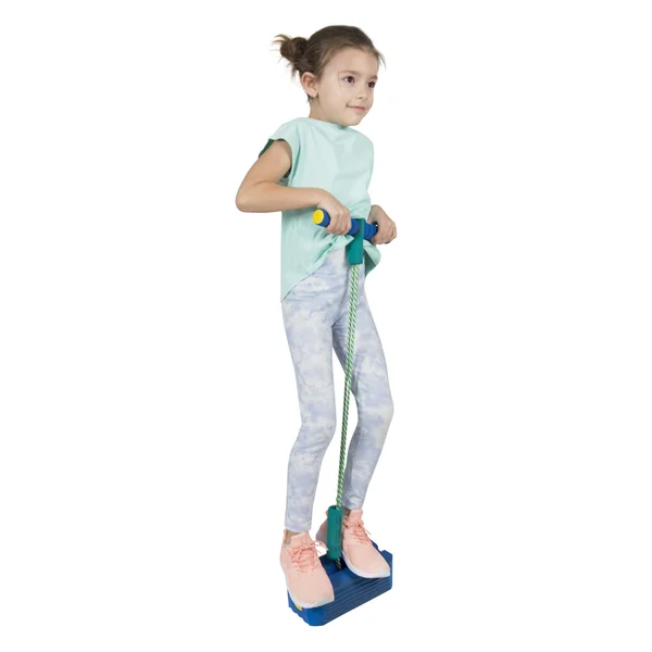 Pogo sauteur enfant pour l'équilibre et la motricité - Bleu/Rouge