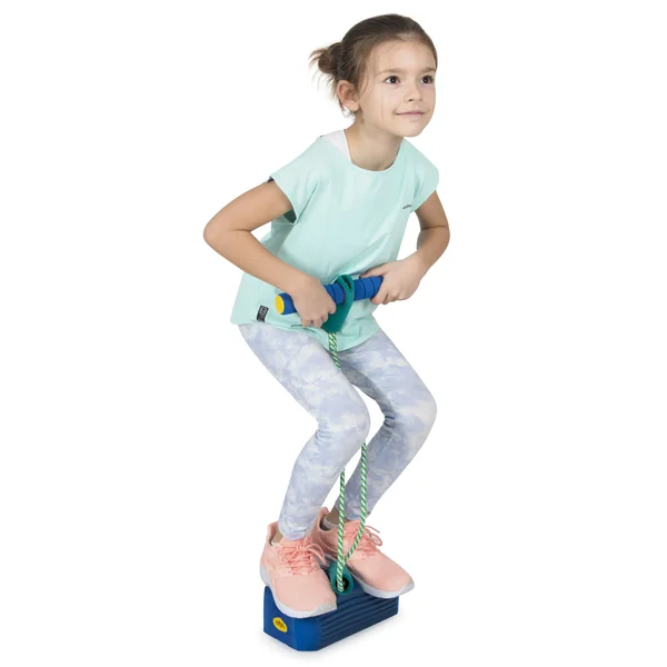 Pogo sauteur enfant pour l'équilibre et la motricité - Bleu/Rouge