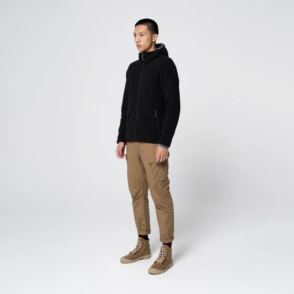 Polaire chaude de randonnée homme, NH500 noir