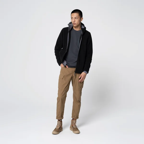 Polaire chaude de randonnée homme, NH500 noir