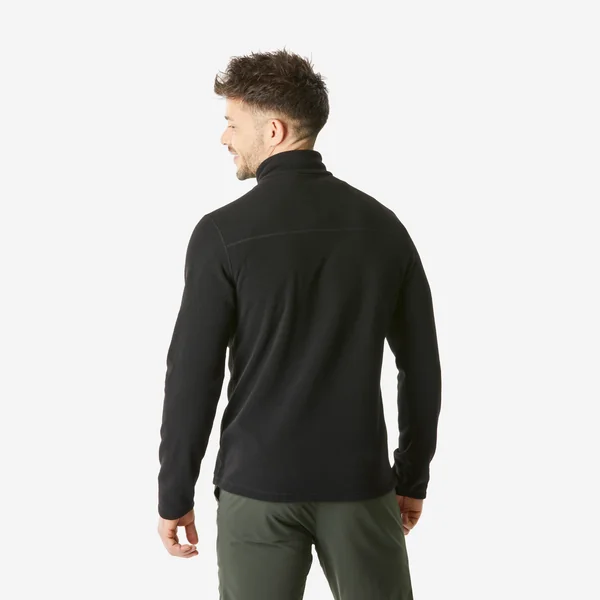 Polaire de randonnée - MH100 - Noir - Homme