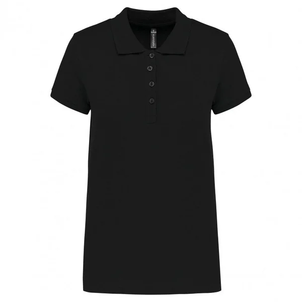 Polo Coton Piqué manches courtes femme
