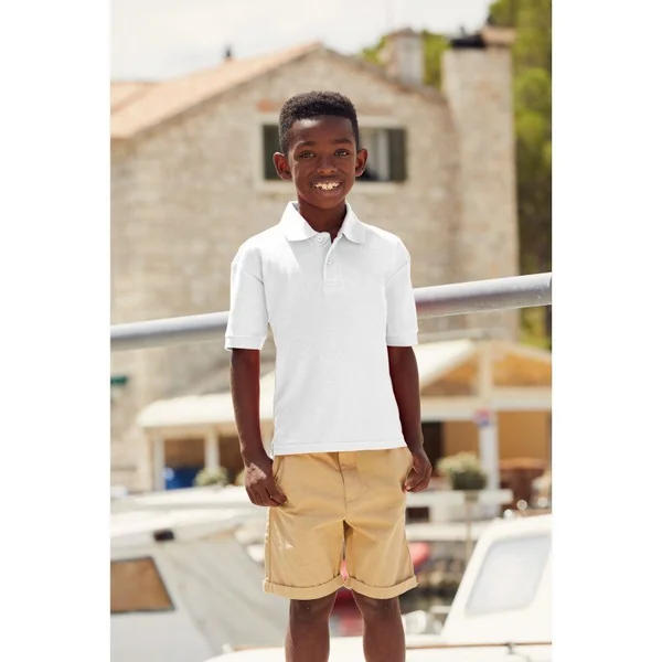 Polo Enfant maille Piquée de Fruit of the Loom