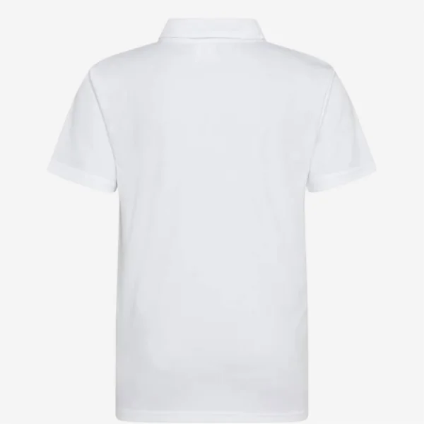 Polo manches courtes enfant Just Cool- Respirant Blanc