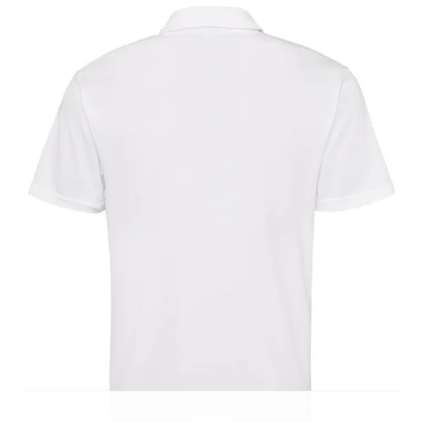 Polo manches courtes homme Just Cool- Respirant Blanc