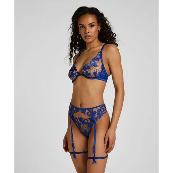 Porte-jarretelles Beatrice - Bleu