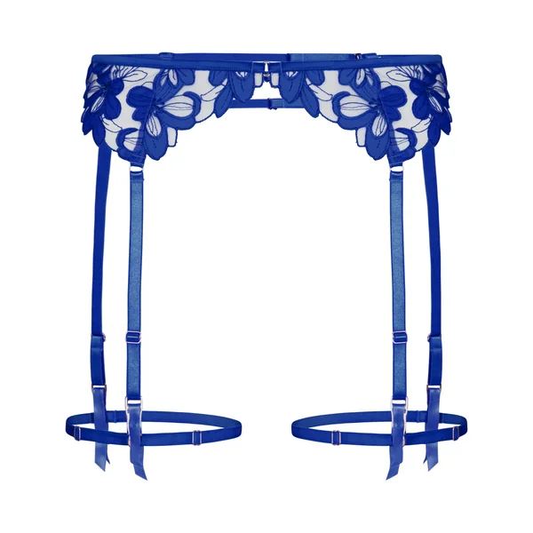 Porte-jarretelles Beatrice - Bleu