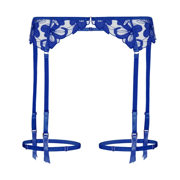 Porte-jarretelles Beatrice - Bleu
