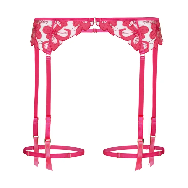 Porte-jarretelles Beatrice - Rose