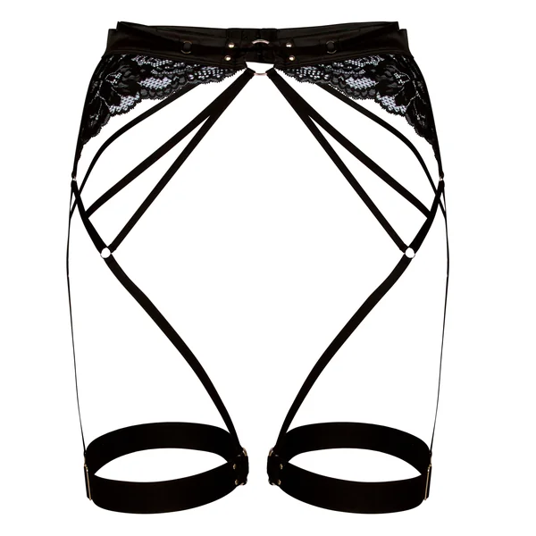 Porte-jarretelles Emmeline - Noir
