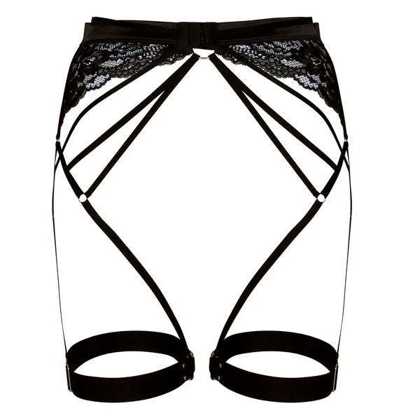 Porte-jarretelles Emmeline - Noir