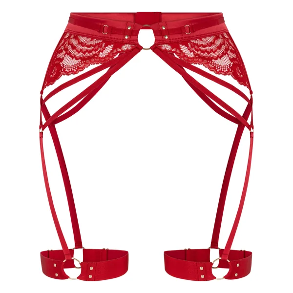 Porte-jarretelles Emmeline - Rouge