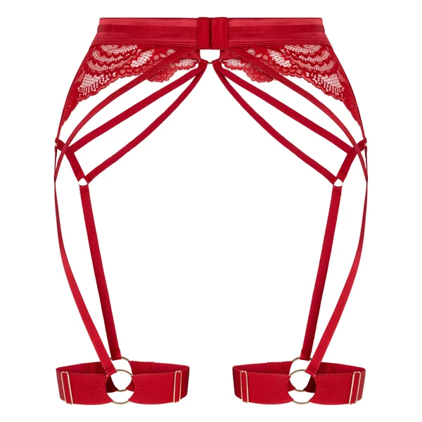 Porte-jarretelles Emmeline - Rouge