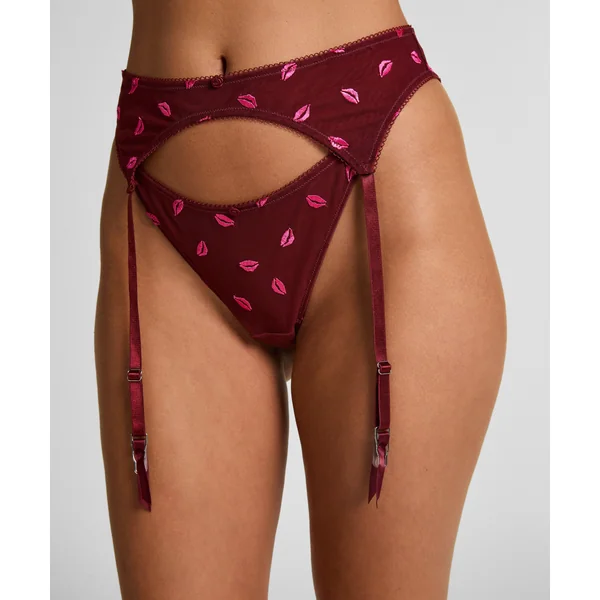 Porte-jarretelles Frida - Rouge