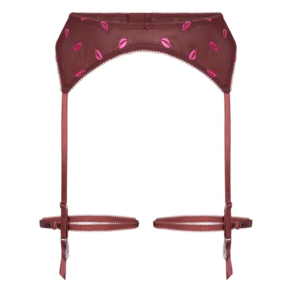 Porte-jarretelles Frida - Rouge