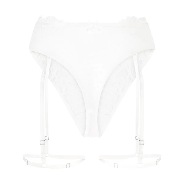 Porte-jarretelles Posie - Blanc