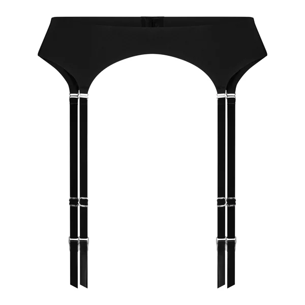 Porte-jarretelles Smooth - Noir