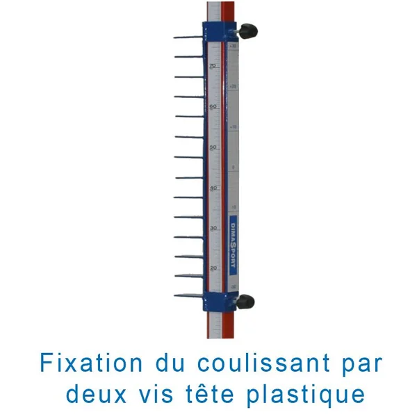 Poteaux saut en hauteur Dimasport - Paire de 2 poteaux Multiposition