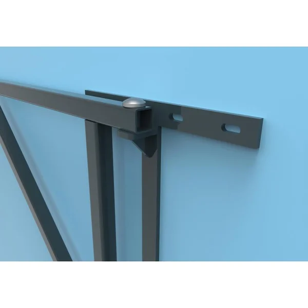 Potence boxe rabattable 700 mm Metaluplast